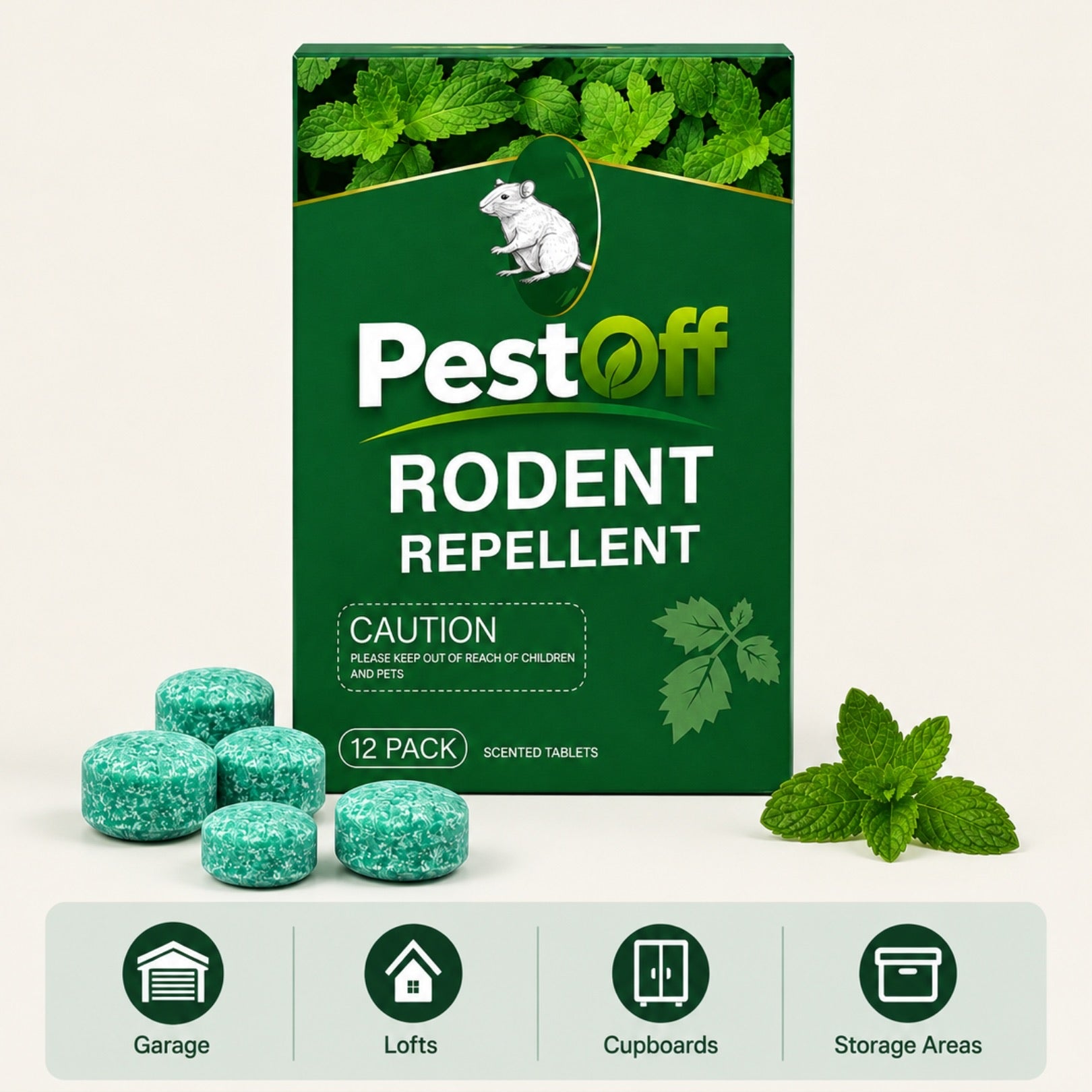 Natural Rodent Repellent Balls
